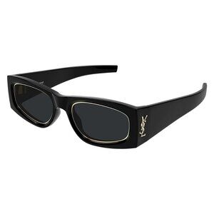 New SAINT LAURENT Black Cat Eye SL M140 RIM 001 Sunglasses Women